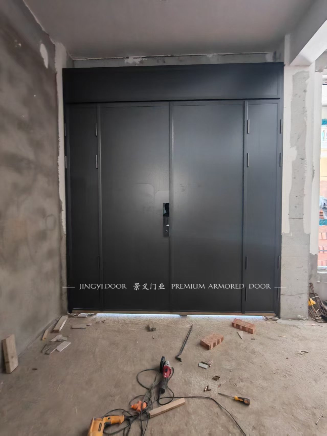 景义门业浙江温州高端门安装现场实拍
