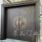 四开多扇别墅铸铝大门款式示意